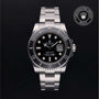 Rolex Certified Pre-owned Submariner Date M116610LN-0001 front on black background