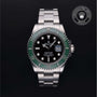 Rolex Certified Pre-owned Submariner Date M126610LV-0002 front on black background