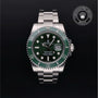 Rolex Certified Pre-owned Submariner Date M116610LV-0002 front on black background