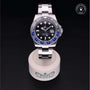Rolex Certified Pre-owned GMT II M116710BLNR-0002 front on black background
