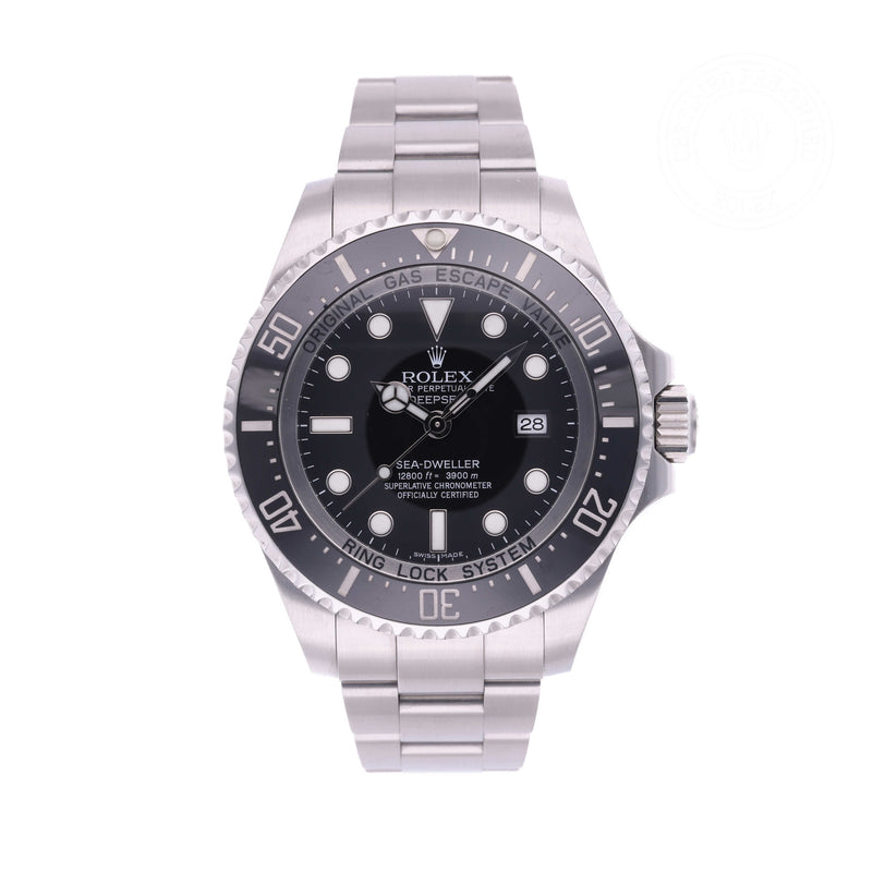 Rolex Certified Pre-owned Deep Sea M116660-0001 front on white background