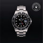 Rolex Certified Pre-owned GMT II M16710LN-0004 front on black background