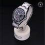 Rolex Certified Pre-owned GMT II M16710LN-0004 front on black background