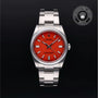 Rolex Certified Pre-owned Oyster Perpetual M126000-0007 front on black background