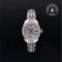 Rolex Certified Pre-owned Lady Datejust Pearlmaster M80299-0052 front on black background