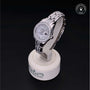 Rolex Certified Pre-owned Lady Datejust Pearlmaster M80299-0052 front on black background