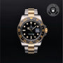 Rolex Certified Pre-owned GMT M116713LN-0001 front on black background