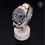 Rolex Certified Pre-owned GMT M116713LN-0001 front on black background