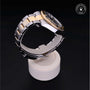 Rolex Certified Pre-owned GMT M116713LN-0001 front on black background
