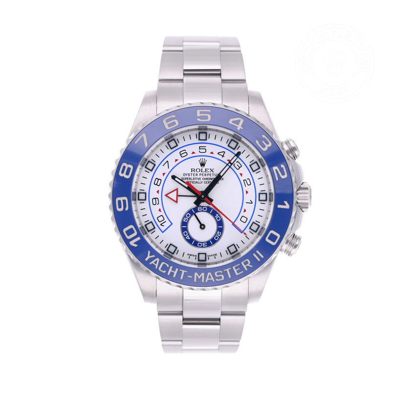 Rolex Certified Pre-owned Yacht-Master M116680-0001 front on white background