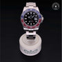 Rolex Certified Pre-owned GMT II M116719BLRO-0001 front on black background