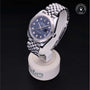 Rolex Certified Pre-owned Datejust M126334-0016 front on black background