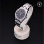 Rolex Certified Pre-owned Air-King M14010M-0012 front on black background