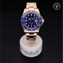Rolex Certified Pre-owned Submariner M126618LB-0002 front on black background