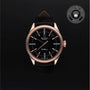 Rolex Certified Pre-owned Cellini M50505-0005 front on black background