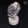 Rolex Certified Pre-owned GMT M116713LN-0001 front on black background