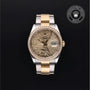 Rolex Certified Pre-owned Datejust M126283RBR-0024 front on black background