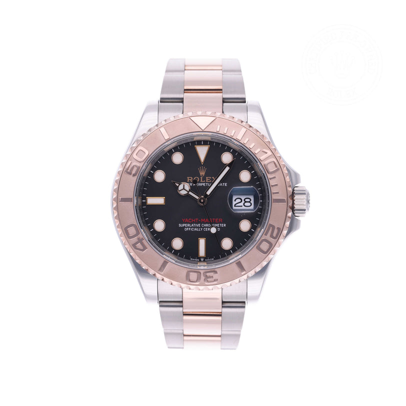 Rolex Certified Pre-owned Yacht-Master M126621-0002 front on white background