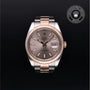 Rolex Certified Pre-owned Datejust M126331-0009 front on black background
