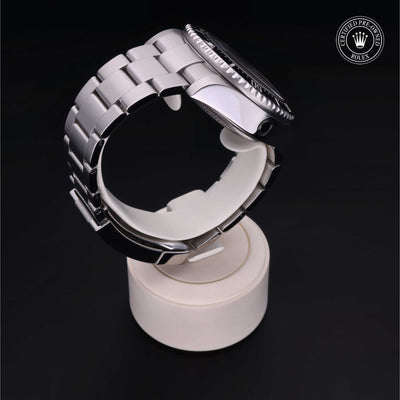 Rolex Certified Pre-owned Deep Sea M126660-0002 front on black background