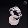 Rolex Certified Pre-owned Datejust M126334-0015 front on black background