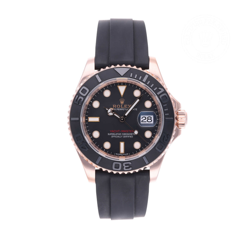 Rolex Certified Pre-owned Yacht-Master M116655-0001 front on white background