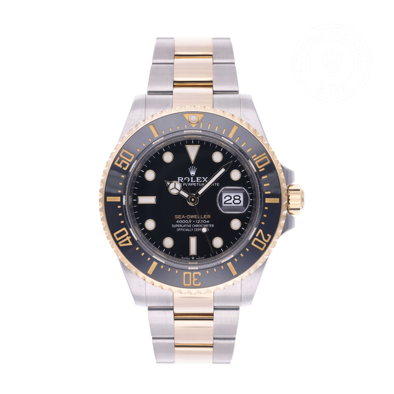 Rolex Certified Pre-owned Sea-Dweller M126603-0001 front on white background