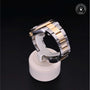 Rolex Certified Pre-owned Datejust M126303-0001 front on black background