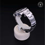Rolex Certified Pre-owned GMT M116710LN-0001 front on black background