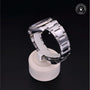 Rolex Certified Pre-owned Datejust M126334-0025 front on black background