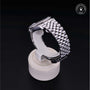 Rolex Certified Pre-owned Datejust M126284RBR-0019 front on black background
