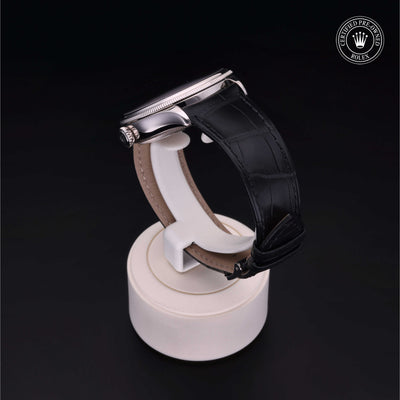 Rolex Certified Pre-owned Cellini M50529-0004 front on black background