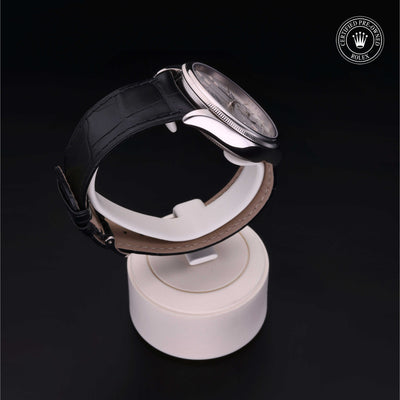 Rolex Certified Pre-owned Cellini M50529-0004 front on black background