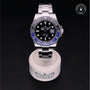 Rolex Certified Pre-owned GMT M126710BLNR-0003 front on black background