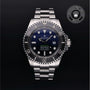Rolex Certified Pre-owned Sea-Dweller M126660-0002 front on black background