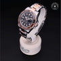 Rolex Certified Pre-owned GMT M126711CHNR-0002 front on black background