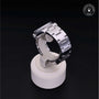 Rolex Certified Pre-owned Oyster Perpetual M77080-0028 front on black background