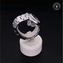 Rolex Certified Pre-owned Oyster Perpetual M77080-0028 front on black background