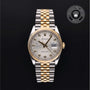 Rolex Certified Pre-owned Datejust M126233-0027 front on black background