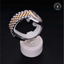 Rolex Certified Pre-owned Datejust M126233-0027 front on black background