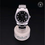 Rolex Certified Pre-owned Datejust M126334-0011 front on black background