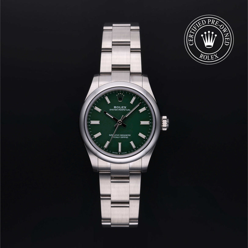 Rolex Certified Pre-owned Lady Datejust M277200-0006 front on black background