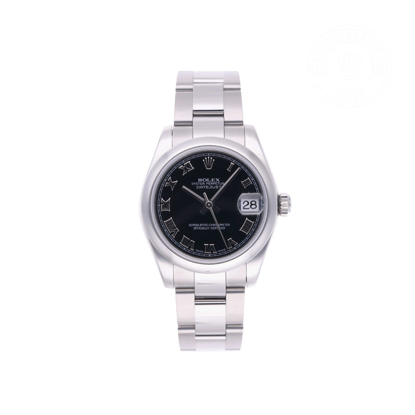 Rolex Certified Pre-owned Lady Datejust M178240-0013 front on white background
