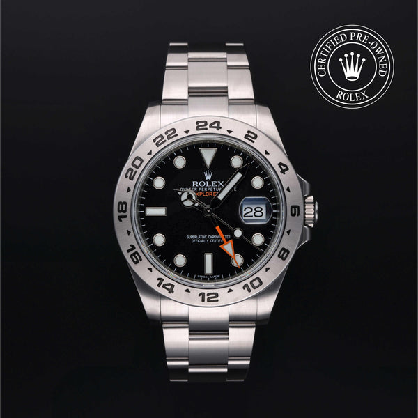 Rolex CPO Explorer M216570 front on white background
