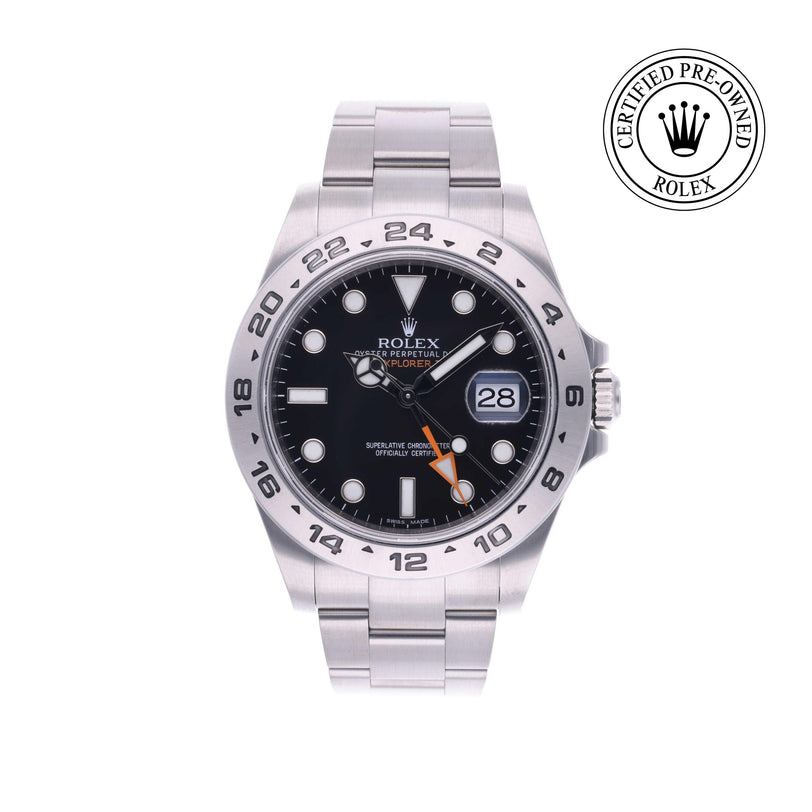 Rolex CPO Explorer M216570 front on white background