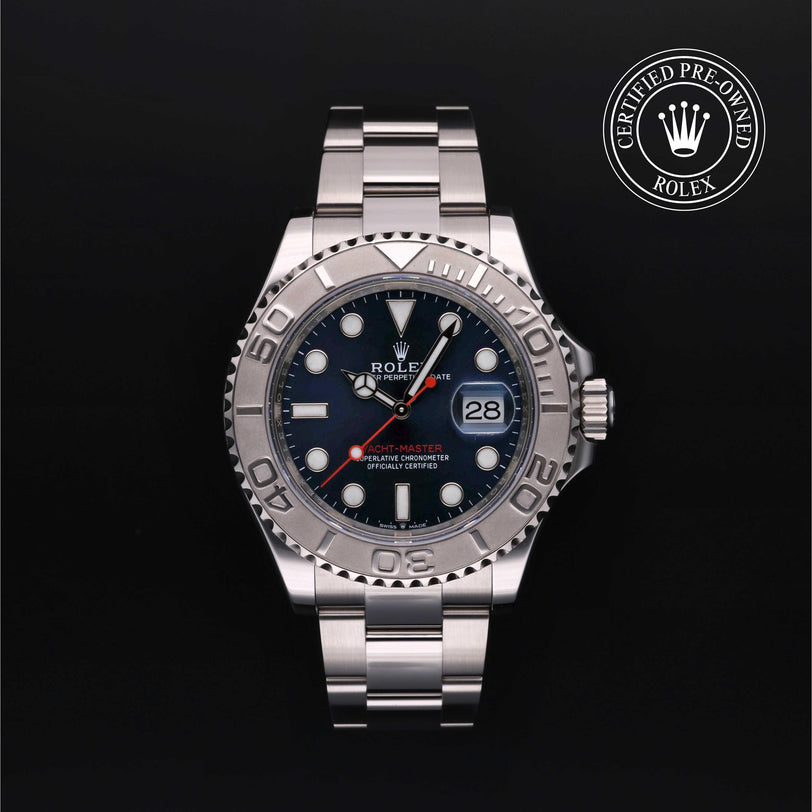 Rolex CPO Yacht-Master M126622 front on white background