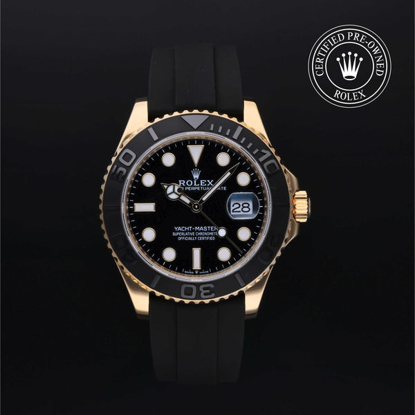 Rolex CPO Yacht-Master M226658 front on white background