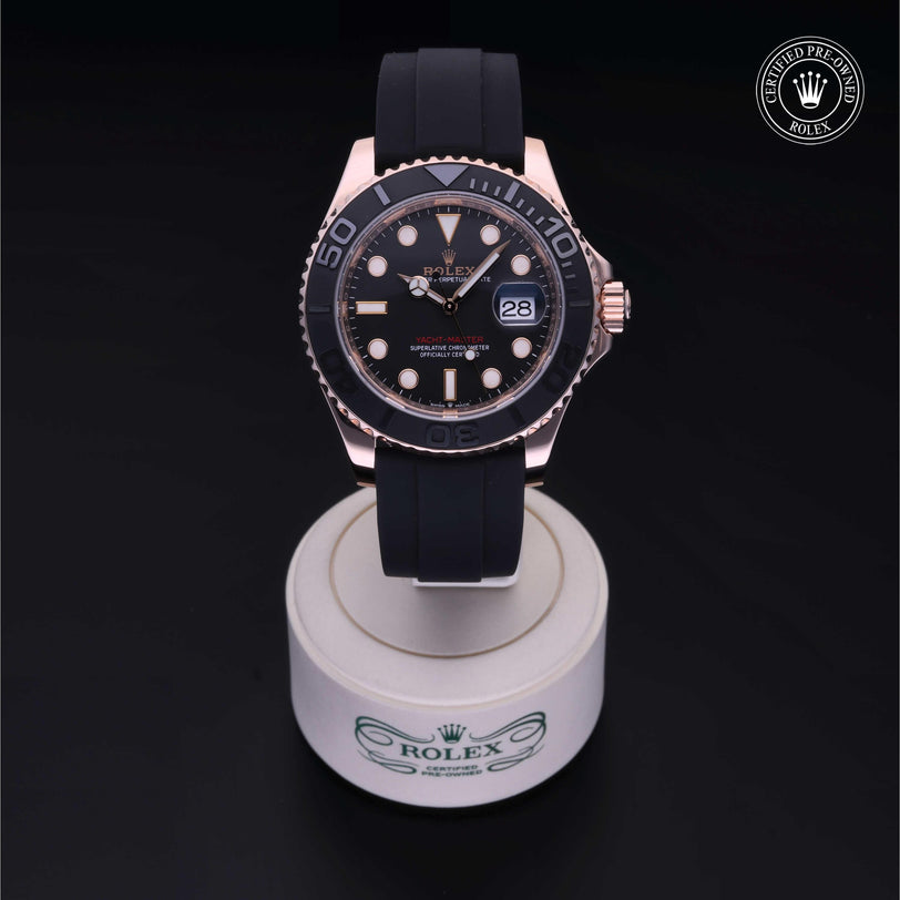 Rolex CPO Yacht-Master M126655 front on white background