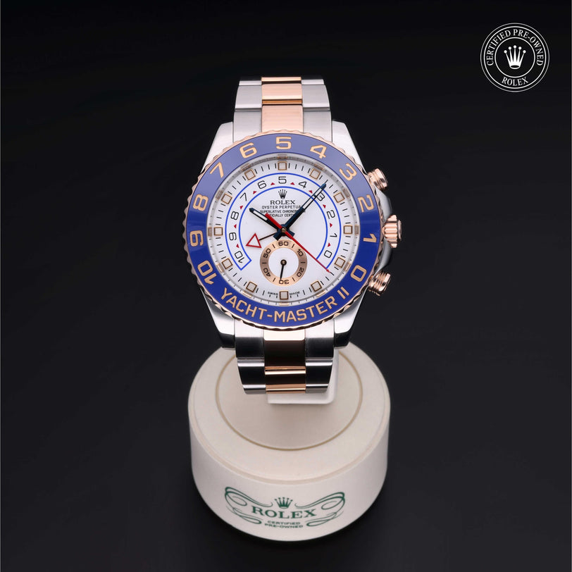 Rolex CPO Yacht-Master M116681 front on white background