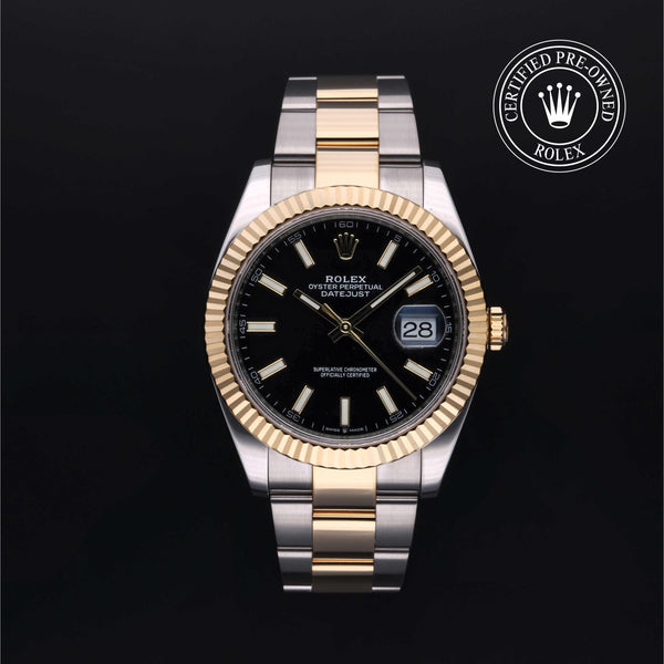 Rolex CPO Datejust M126333 front on white background